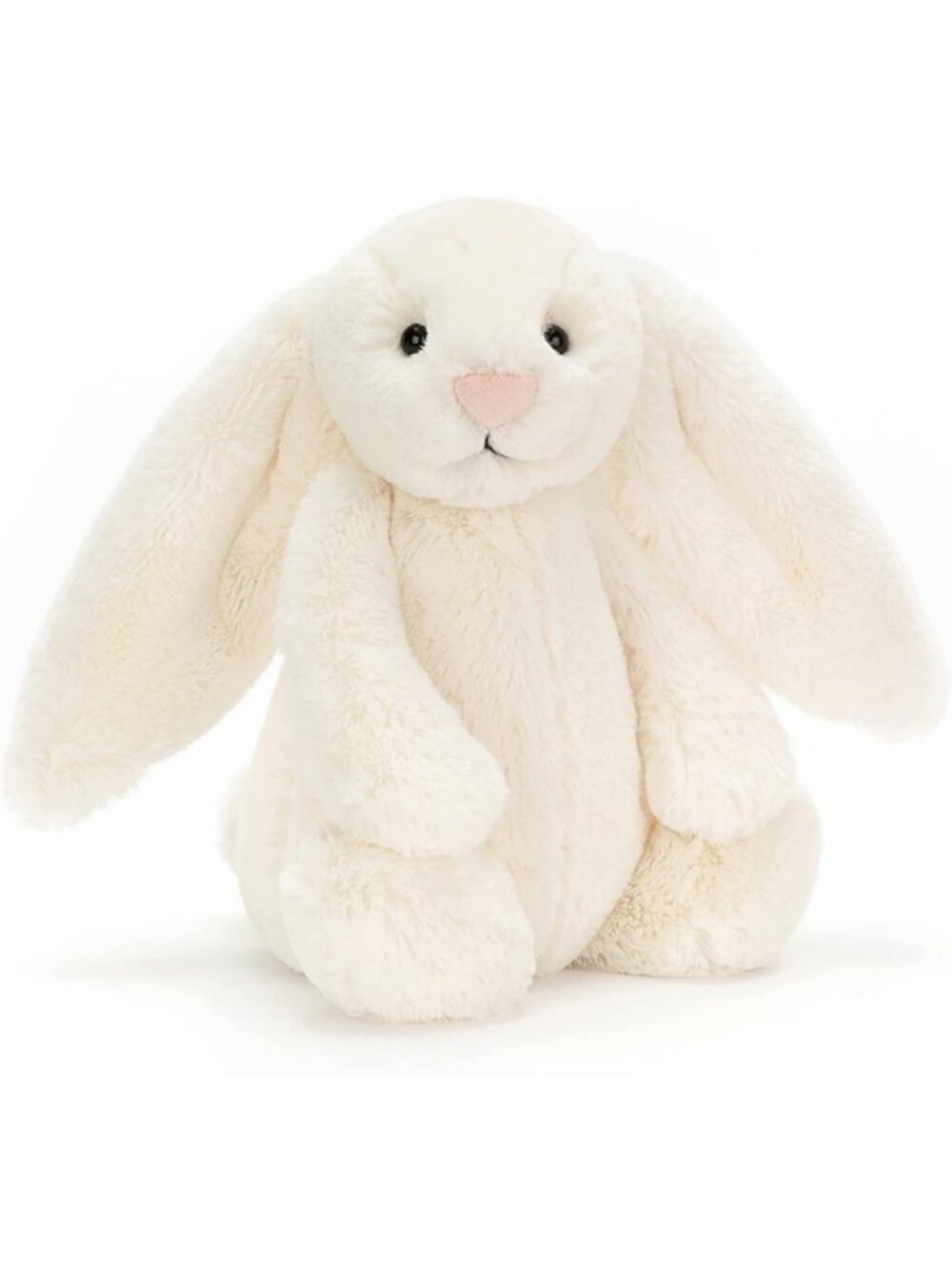Soft Cream Bunny Stuffed Animal - Medium 12" Plush Toy for Kids & Nursery Decor